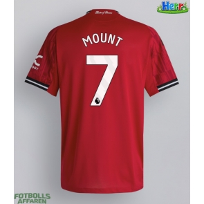 Manchester United Mason Mount #7 Hemmatröja 2025-26 Kortärmad